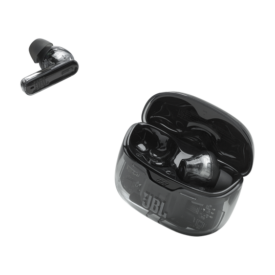 JBL Tune Beam Ghost Edition - Black Ghost - True wireless Noise Cancelling earbuds - Detailshot 5
